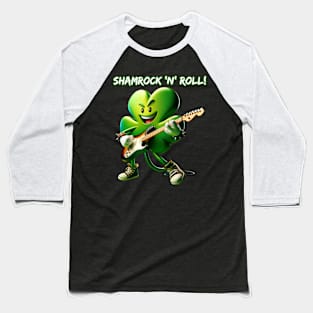 Groovy Clover: Rockin' the Green Baseball T-Shirt